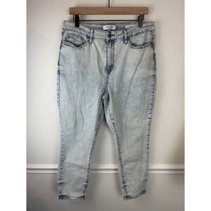 JUDY BLUE Denim Light Acid Wash Slim Fit Blue Jeans | 15/32